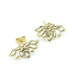 Boucle d'oreille lotus...