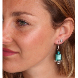 Boucle d'oreille perle...