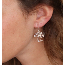 Boucle d'oreille arbre...