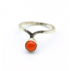 Bague fine argent et...