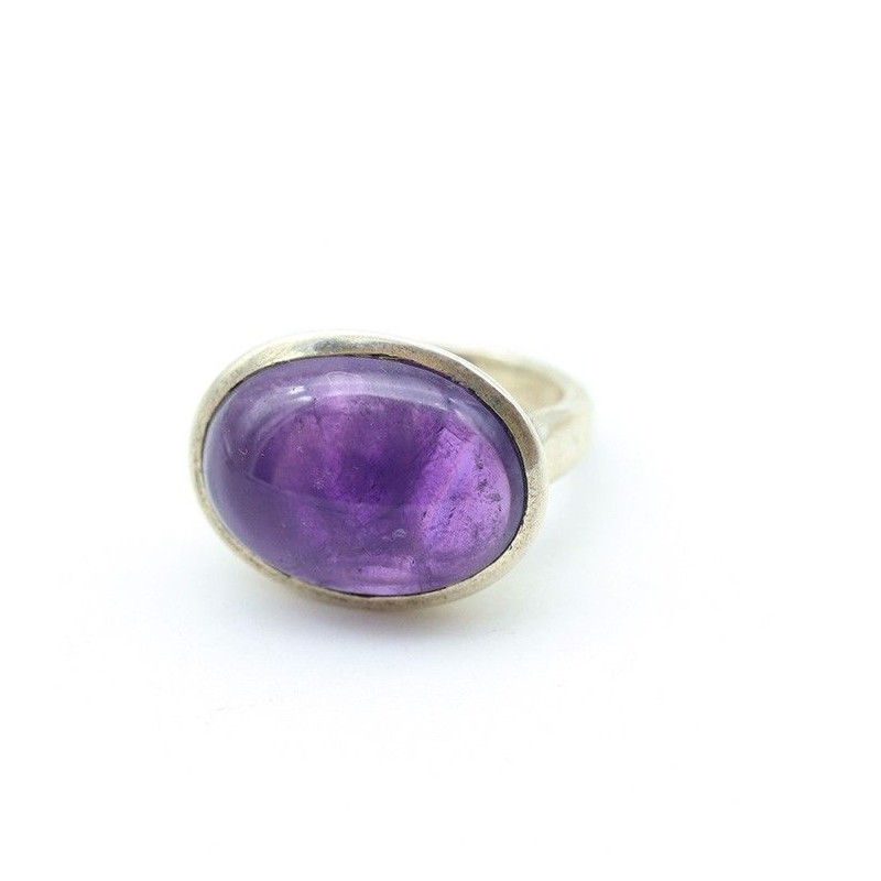 Bague améthyste ovale Mosaik Bijoux Indiens - 1