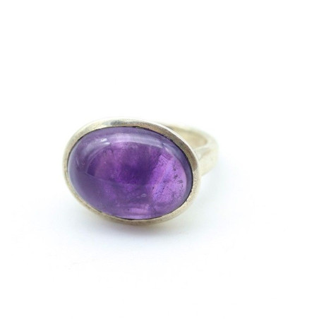 Bague améthyste ovale Mosaik Bijoux Indiens - 1