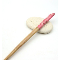 Pique cheveux bois rose et...