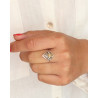Bague citrine argent - Mosaik bijoux indiens