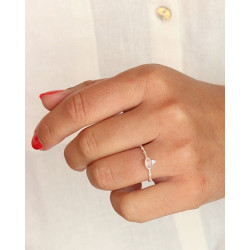 Bague argent fine pierre...