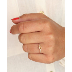 Bague argent fine pierre...