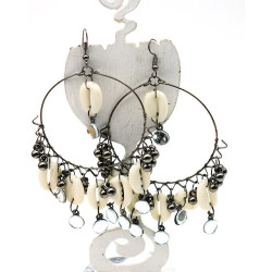 Boucle d'oreille fantaisie...