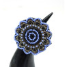Bague en perles fleur - Mosaik bijoux indiens