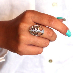 Bague arbre de vie - Mosaik bijoux indiens
