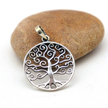 Pendentif argent arbre de vie - Mosaik bijoux indiens