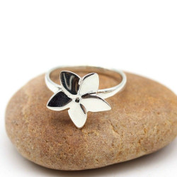 Bague fleur argent - Mosaik...