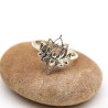 Bague lotus argent - Mosaik bijoux indiens