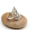 Bague argent graine de vie - Mosaik bijoux indiens