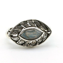 Bague ethnique labradorite...