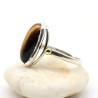 Bague argent pierre protectrice - Mosaik bijoux indiens