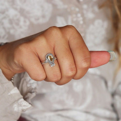 Bague fine argent - Mosaik...
