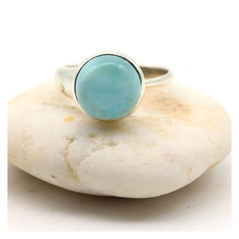 Bague larimar argent - Mosaik bijoux indiens