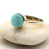 Bague fine larimar - Mosaik bijoux indiens