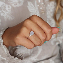 Bague pierre de lune argent...