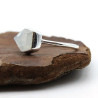 Bague argent pierre lune - Mosaik bijoux indiens