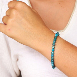 Bracelet apatite bleue...