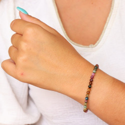 Bracelet tourmaline perles...