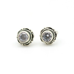 Puce d'oreille argent...