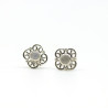 Puce d'oreille argent - Mosaik bijoux indiens