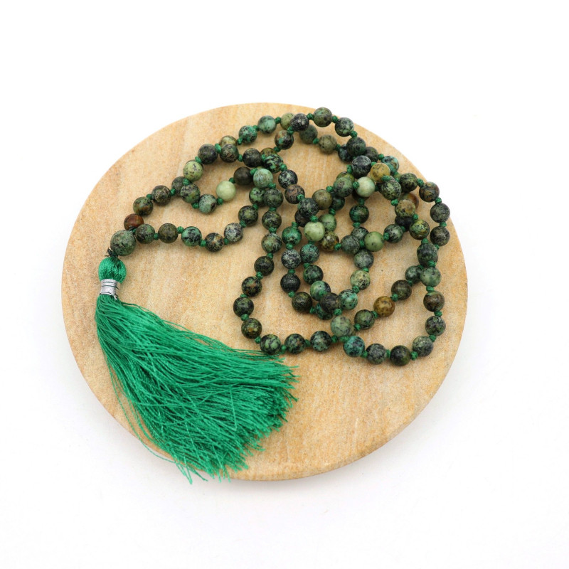 mala turquoises - Mosaik bijoux indiens mala turquoises - Mosaik bijoux indiens