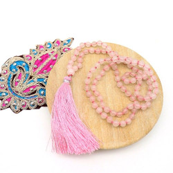 mala quartz rose - Mosaik...