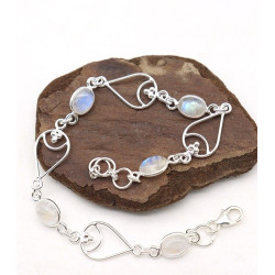 Bracelet fin argent à...