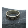 anneau argent ethnique homme - Mosaik bijoux indiens