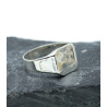Chevalière homme en argent - Mosaik bijoux indiens