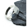 Chevalière argent lisse - Mosaik bijoux indiens