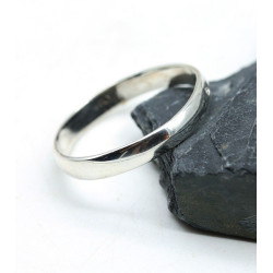 Alliance argent fin -...