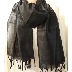 Foulard noir léger - Mosaik...