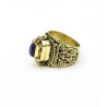Bague homme poison laiton - Mosaik bijoux indiens