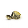 Bague poison ethnique en laiton - Mosaik bijoux indiens