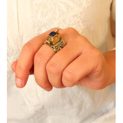 Bague poison homme laiton...