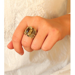 Bague poison homme laiton...