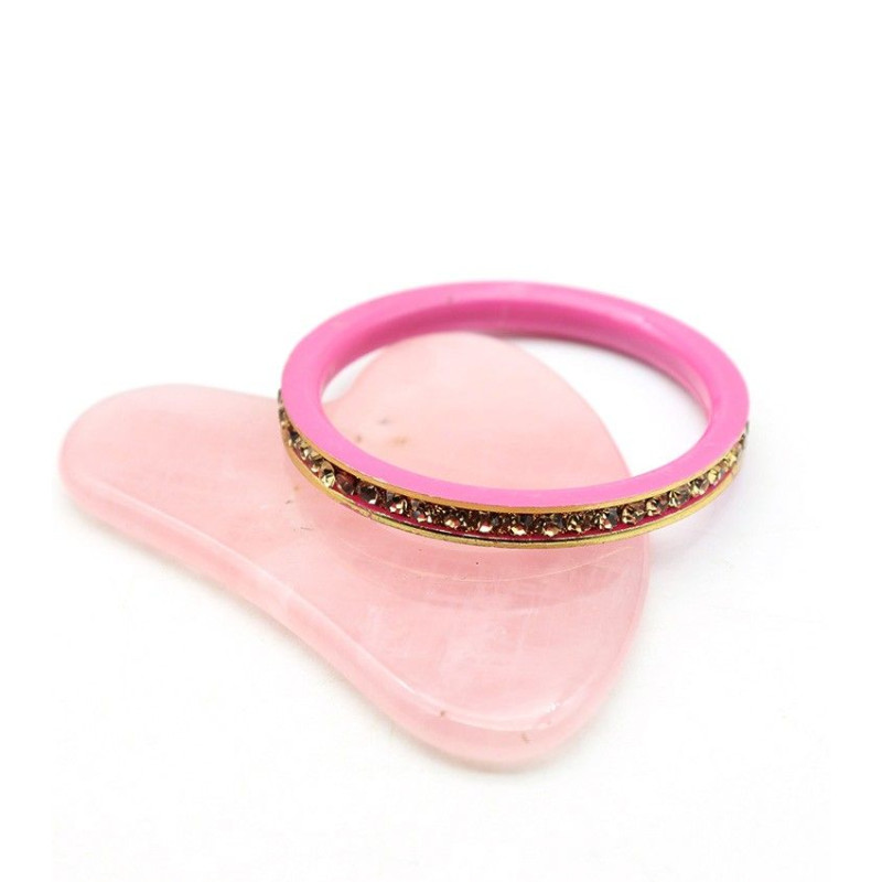 Jonc enfant fin rose - Mosaik bijoux indiens