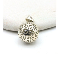 Pendentif argent fleur de vie - Mosaik bijoux indiens