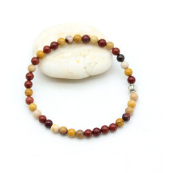 Bracelet mokite naturelle -...