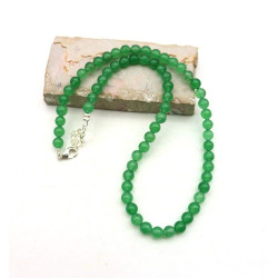 collier jade 6mm - Mosaik...