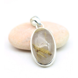 Pendentif quartz rutile...