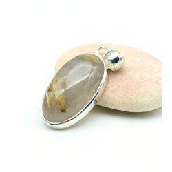 Pendentif argent quartz...