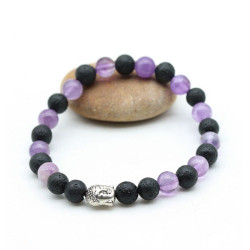 Bracelet améthyste et...