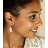 Boucle argent main Fatma - Mosaik bijoux indiens