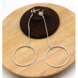 Boucle d'oreille cercle...