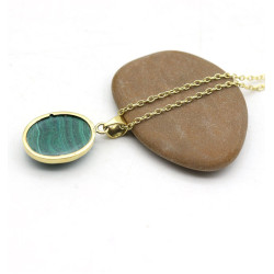 Pendentif laiton et...